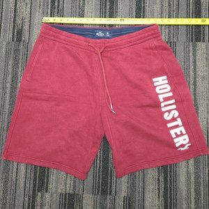 Used Hollister Men's Cotton Shorts Red Size XL